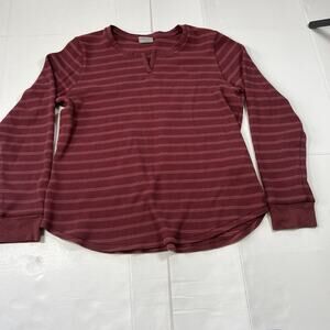 Columbia Women’s Thermal Striped Long Sleeved Shirt Size XL C73